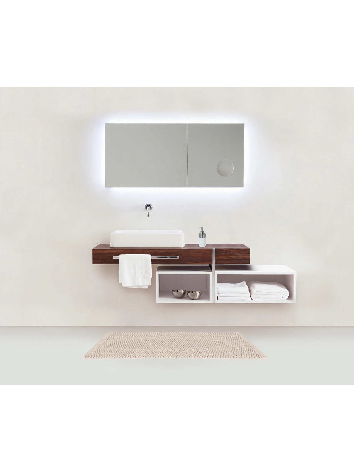 Wenko Badematte Mona Creme In Beige – Bild 6