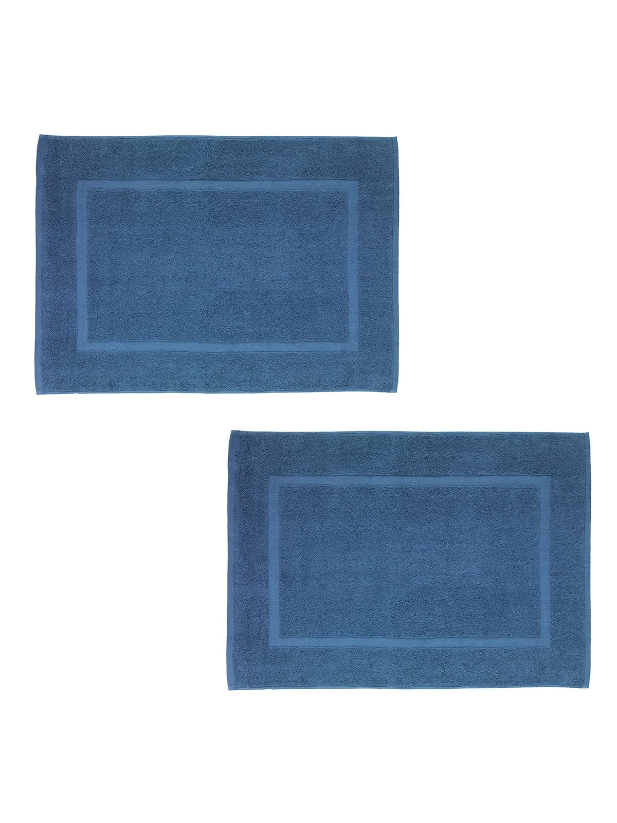 Wenko Frottier Duschvorleger Paradise Slate Blue, 2er Set In Blau