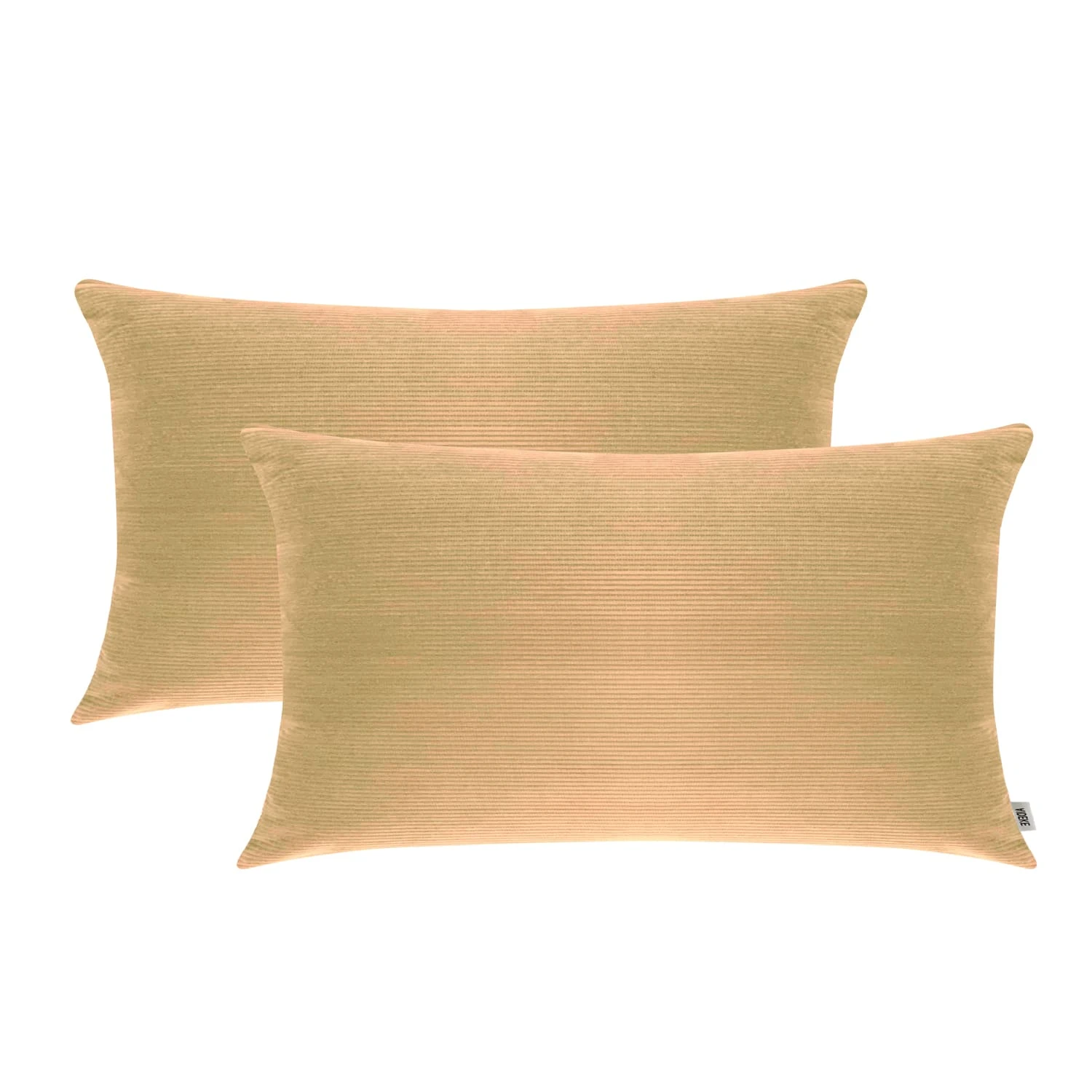 Yalion 2er Set-Kissenhüllen Kissenbezug Jacquard-Schneewolltuch In Hellgelb – Bild 2