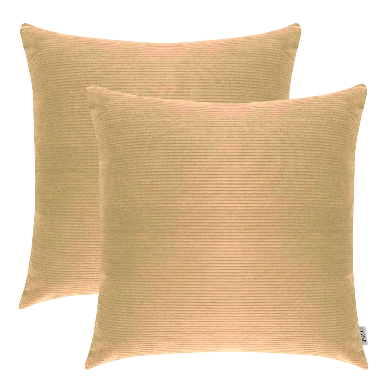 Yalion 2er Set-Kissenhüllen Kissenbezug Jacquard-Schneewolltuch In Hellgelb