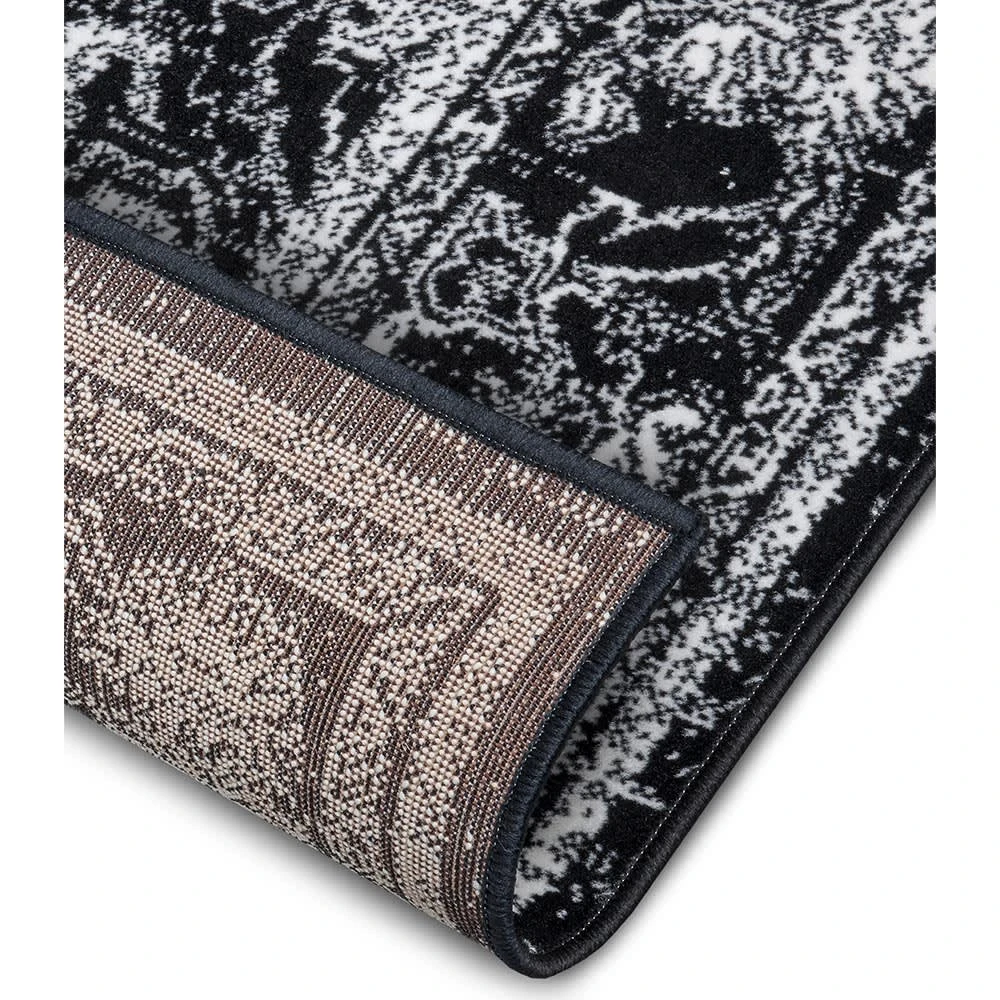 Zala Living Kurzflor Teppich Glorious Schwarz Creme – Bild 3