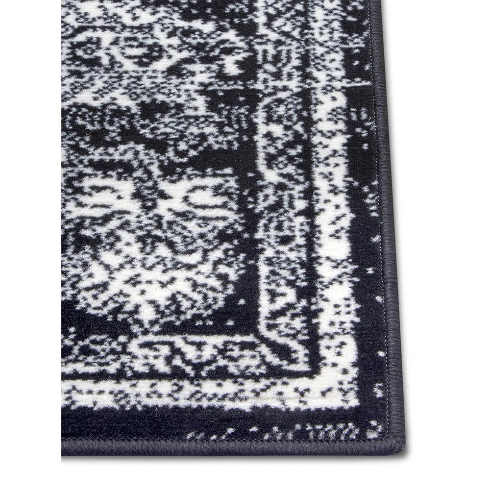Zala Living Kurzflor Teppich Glorious Schwarz Creme – Bild 4