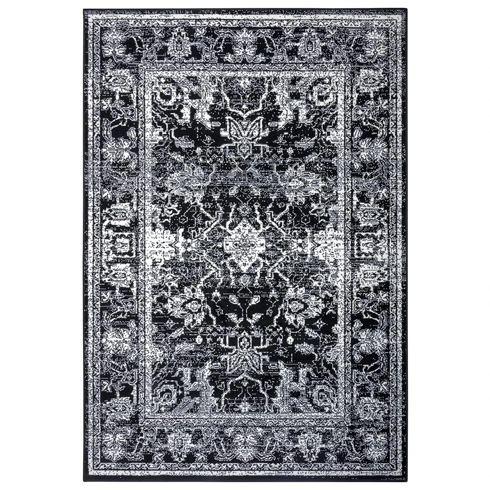 Zala Living Kurzflor Teppich Glorious Schwarz Creme