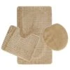 Zellerfeld 3-Teilig Bad Garnitur Bademattenset In Gold
