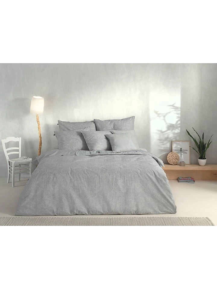 Zo! Home Bettwäsche-Set "Paisley Di Lino" In Grau – Bild 4