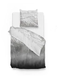 Zo! Home Flanell-Bettwäsche-Set "Entia" In Grau
